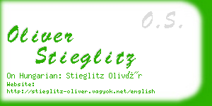 oliver stieglitz business card